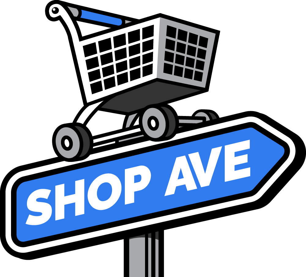 Shop Ave, shopping cart logo